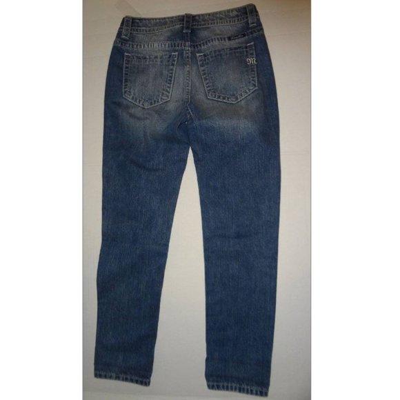 SOLD Miss Me Torn Plaid Patch Boyfriend Ankle Jeans 25 - Picture 5 of 7